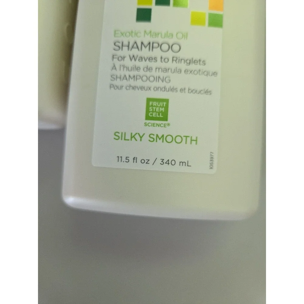 Andalou Naturals Silky Smooth Exotic Marula Oil Shampoo 11.5 oz Waves/Ringlets 3